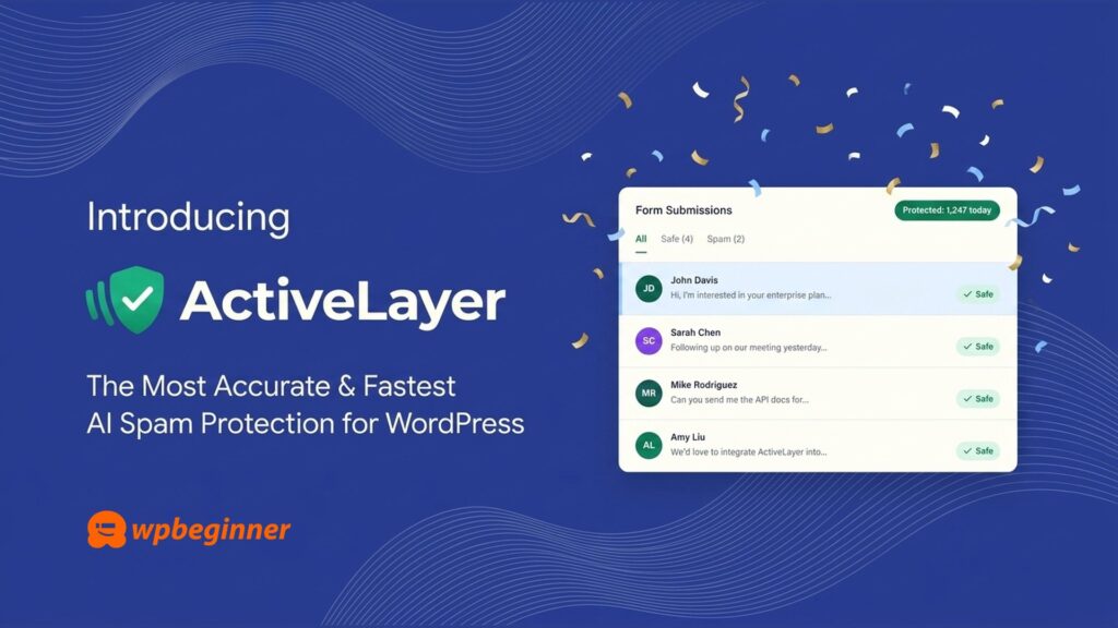 AI-Powered Spam Protection for WordPress